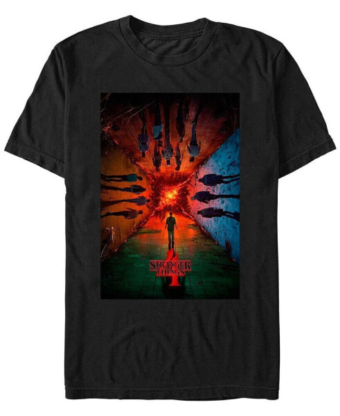 Men's Stranger Things Season 4 Main Poster Short Sleeve T-shirt