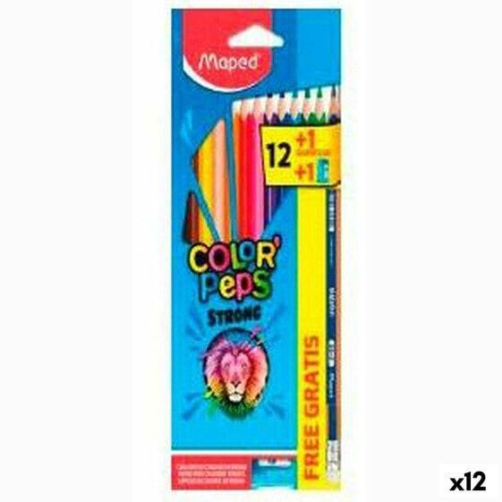 Цветные карандаши Maped Color' Peps Strong Разноцветный (12 штук)