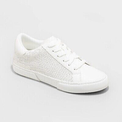 Women's Maddison Sneakers - A New Day White 7.5