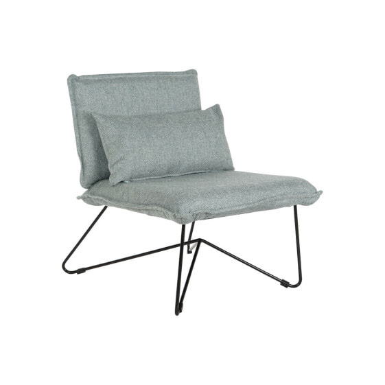 Кресло мягкое Home ESPRIT Чёрный Зеленый Металл 66 x 78 x 75 см