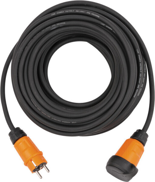 Brennenstuhl Verlängerungskabel professionalLINE IP44 25m Kabel in schwarz, H07RN-F 3G1,5