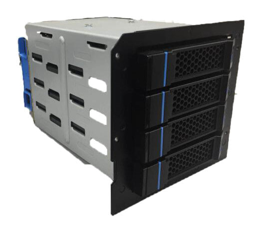 Chenbro Micom 384-10701-2104A0 - Midi Tower - HDD Cage - Black - Gray - 3.5" - Chenbro SR107 Plus - 1 pc(s)