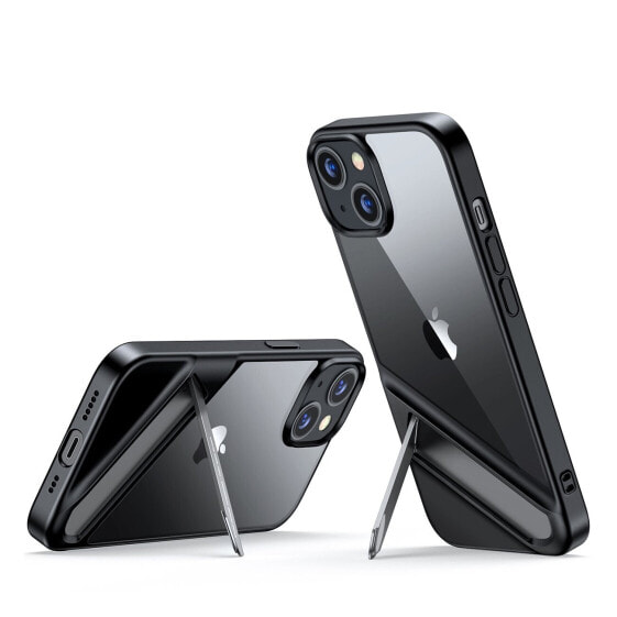 Чехол для смартфона UGreen iPhone 14 с жестким чехлом со зварленной подставкой черный