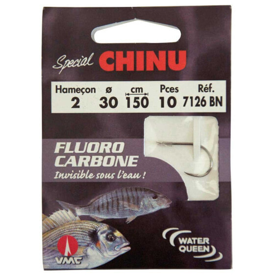 VMC Chinu 7126BN 1.5 m 25 mm Barbed Tied Hook