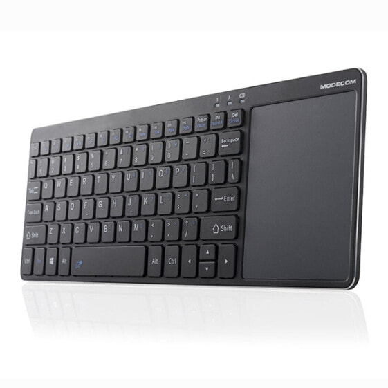 Modecom MC-TPK1 - Standard - Wireless - RF Wireless - Mechanical - QWERTY - Black