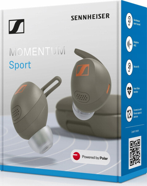 Słuchawki Sennheiser Sennheiser MOMENTUM Sport - Słuchawki bezprzewodowe TWS - olive