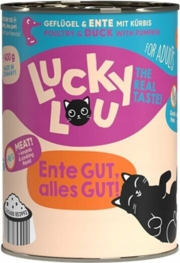 Lucky Lou Lucky Lou Lifestage Adult Drób i kaczka puszka 400g