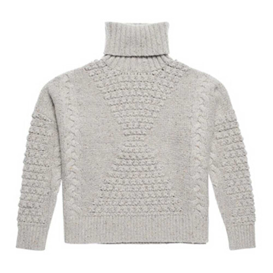 SUPERDRY Chunky Cable Roll Sweater