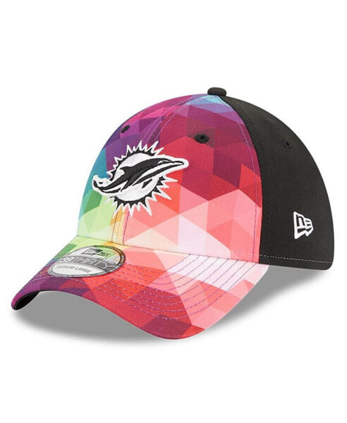 Men's Pink Miami Dolphins 2023 NFL Crucial Catch 39THIRTY Flex Hat