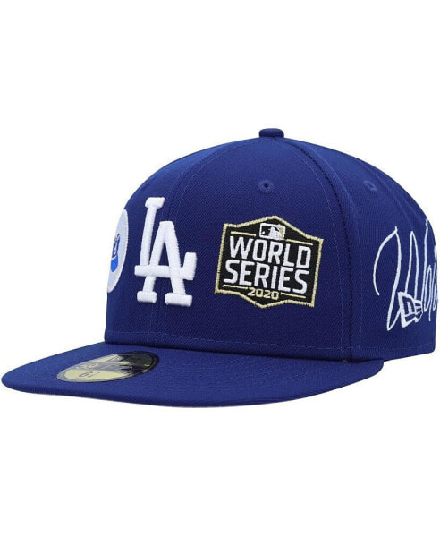 Головной убор New Era мужской Royal Los Angeles Dodgers Historic World Series Champions 59FIFTY