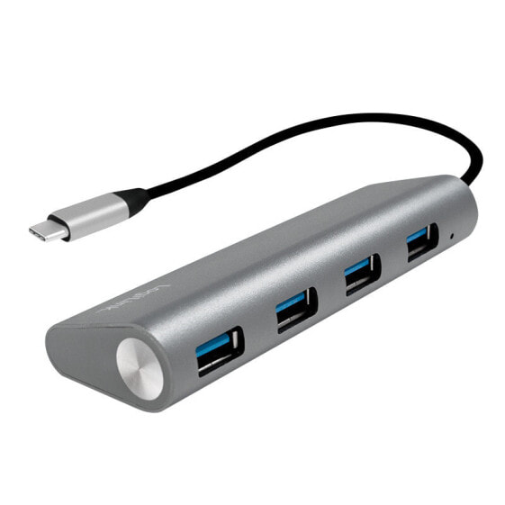 LogiLink UA0309 - USB 3.2 Gen 1 (3.1 Gen 1) Type-C - USB 3.2 Gen 1 (3.1 Gen 1) Type-A - 5000 Mbit/s - Grey - Android,Chrome