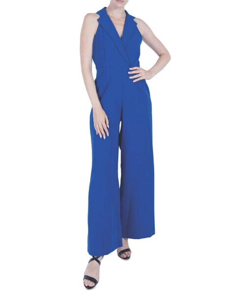 Women's Notched-Collar Jumpsuit