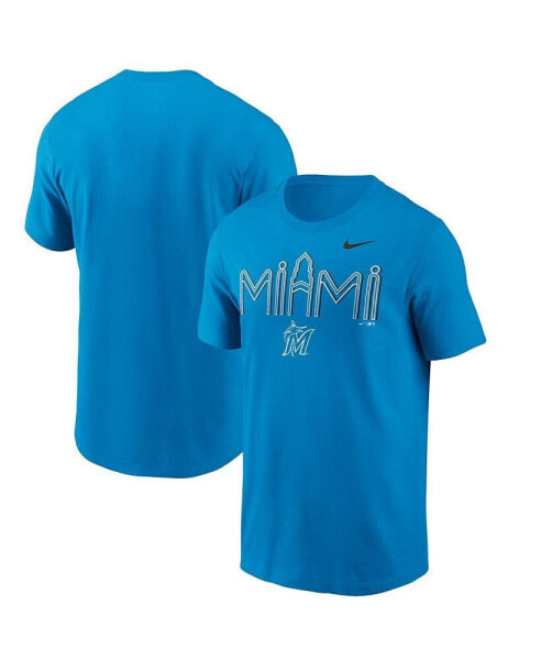 Men's Blue Miami Marlins City Hometown T-shirt