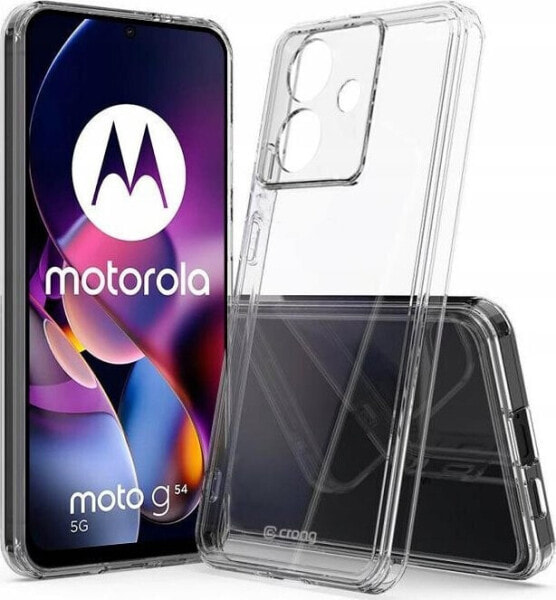 Crong Crong Crystal Shield Cover - Etui Motorola Moto G54 (przezroczysty)