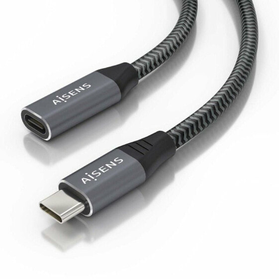 удлинительный USB-кабель Aisens A107-0636 Серый 2 m (1 штук)