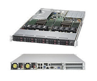 Supermicro 1028U-TR4T+ - Intel® C612 - LGA 2011 (Socket R) - Intel - 9.6 GT/s - QuickPath Interconnect (QPI) - 45 MB