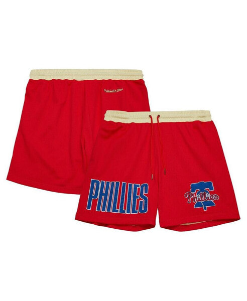 Шорты модные Mitchell & Ness Philadelphia Phillies OG 2.0 красные для мужчин