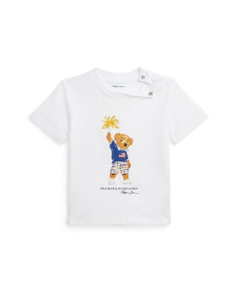 Футболка Polo Ralph Lauren для малышей Baby Bear Cotton Jersey Tee