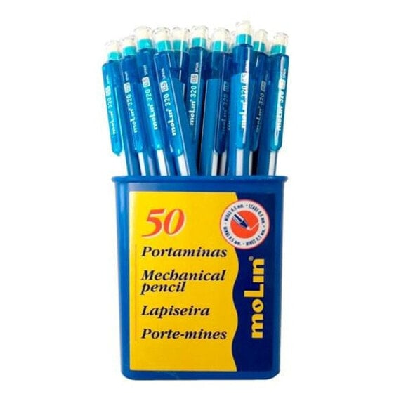 Набор механических карандашей Molin Blue 0,5 мм (50 штук)