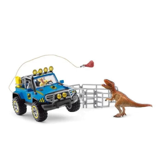 Игровой набор Schleich Allrain car with outpost Dino 41464 Dino Adventure (Приключения динозавров)