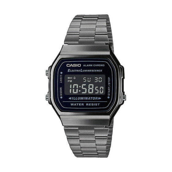 Наручные часы Мужские Casio A168WEGG-1BEF Чёрный Серебристый (Ø 36 мм) (Ø 38 мм)