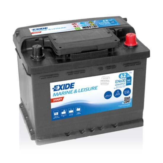 EXIDE 12V/62Ah 540 CCA Start En600 Battery
