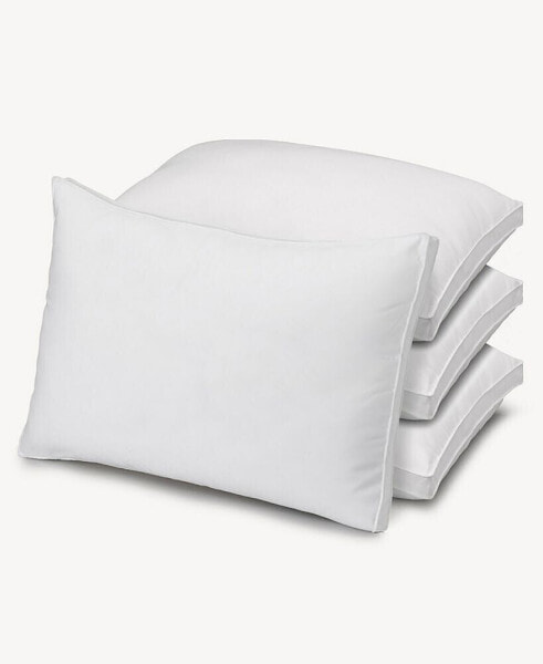 Gussetted Soft Plush Down Alternative Stomach Sleeper Pillow, King - Set of 4