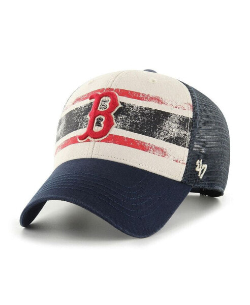 Men's Navy Boston Red Sox Breakout MVP Trucker Adjustable Hat