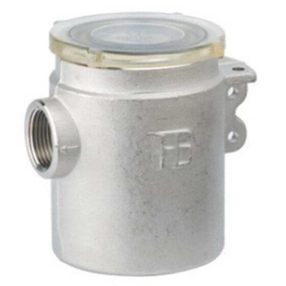 VITRIFRIGO 1/2´´ F/F Nickel Plated Brass Seawater Strainer