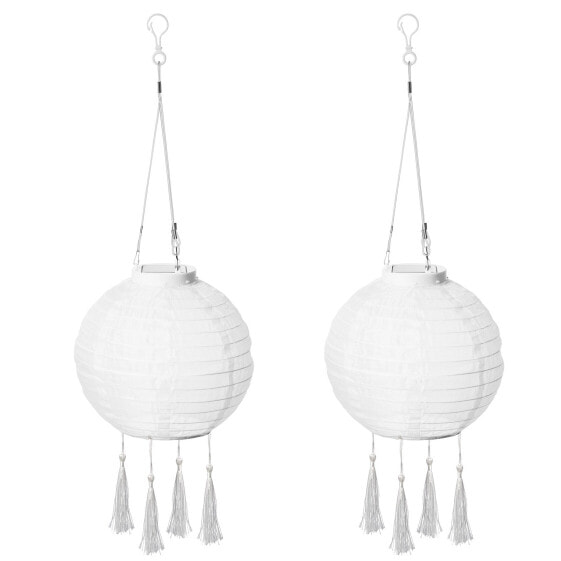 Электрогирлянда amare home & living Solar Lampion Quasten 2er Set