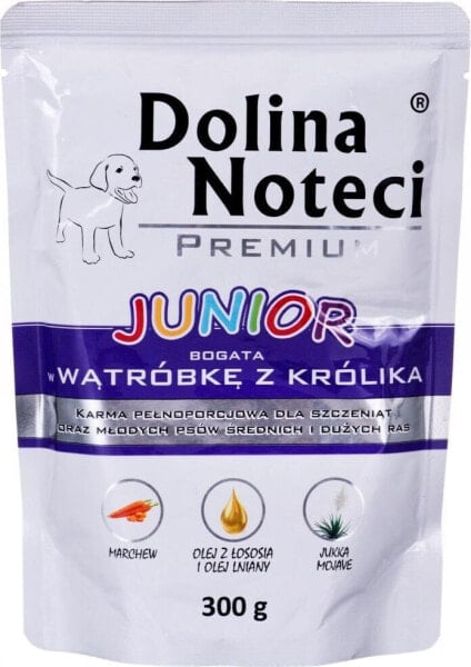 Влажный корм для собак Dolina Noteci DNP JUNIOR DOYPAK WĄTRÓB. Z KRÓL. 300г