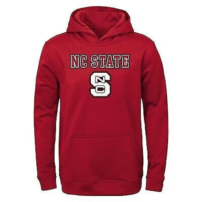NCAA NC State Wolfpack Boys' Poly Hooded Sweatshirt - L