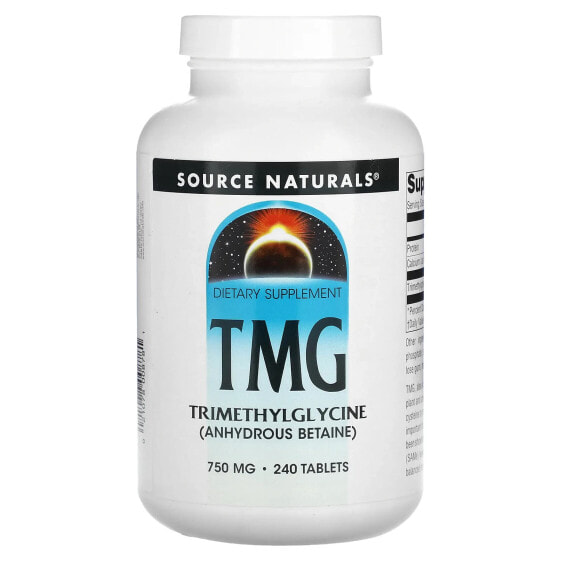 TMG, 750 mg, 240 Tablets
