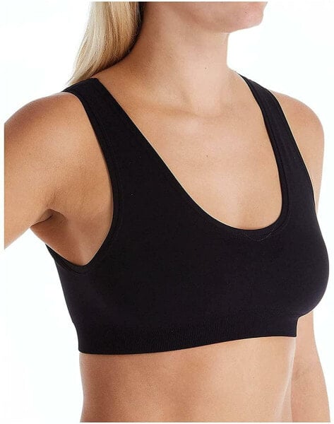 commando 278303 Women Minimalist Tank Bralette Black LG/XL