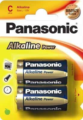 Батарейки Panasonic Alkaline Power Baby C LR14