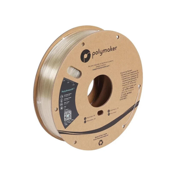 Filament Polymaker PolySmooth PVB 1,75mm, 0,75kg - Transparent