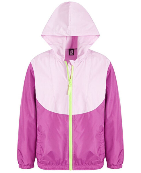 Big Girls Colorblocked Hooded Windbreaker, Created for Macy's