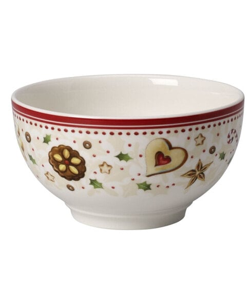 Winter Bakery Delight Bowl, Falling Star Design