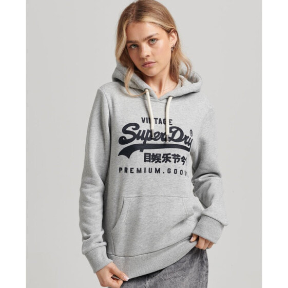 SUPERDRY Vl Scripted Coll hoodie