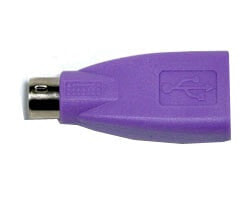 Cherry ADAPTER USB-PS/2 - PS/2 - USB A - Violet