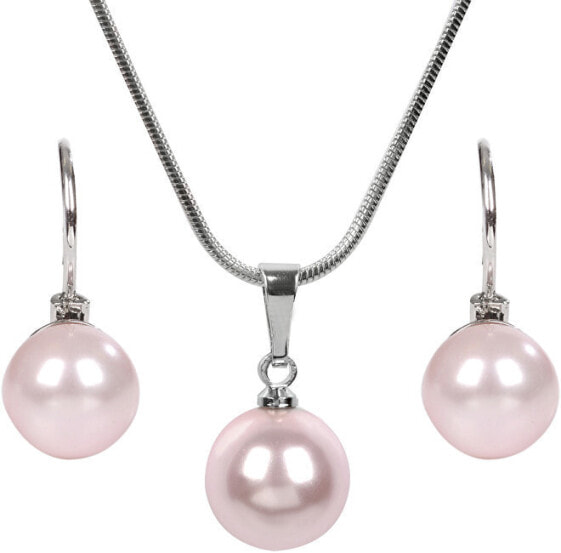 A charming set of Pearl Rosaline necklaces and earrings