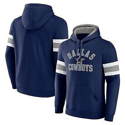 NFL Dallas Cowboys Men's Long Sleeve Old Relaiable Fashion Hooded Sweatshirt - S
