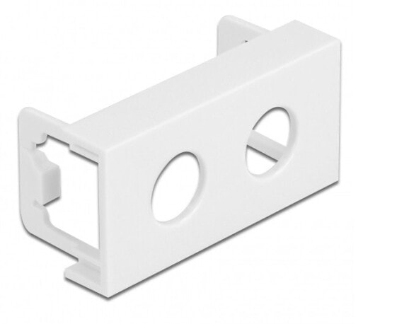 Delock 81373 - White - Polycarbonate (PC) - Screwless - Universal - 22.5 mm - 22 mm