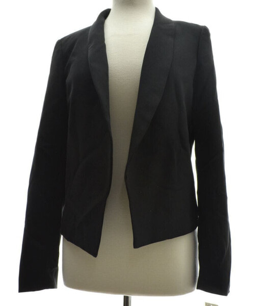 BAR III Women's Long Sleeve Blazer Jacket Black S