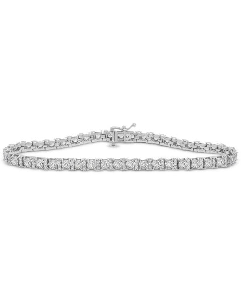 Diamond Tennis Bracelet (2 ct. t.w.) in 14k White Gold