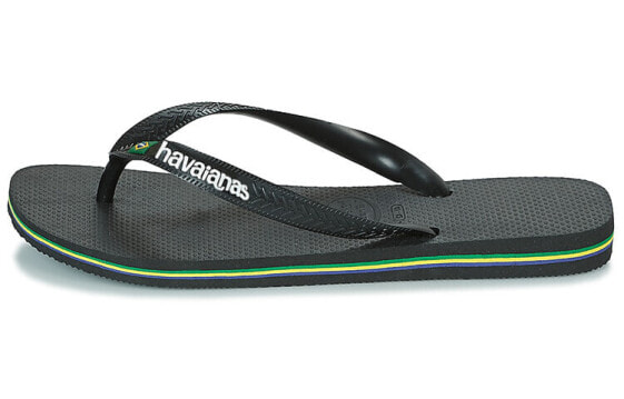 Шлепанцы стильные Havaianas Brazil Logo 4110850-1069 男女同款