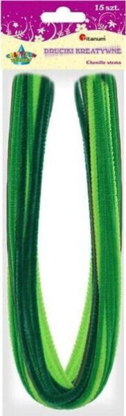 Titanum Druciki 0,6x50cm 15szt zielone