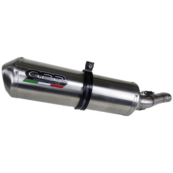 GPR EXHAUST SYSTEMS Satinox ZX-9R 02-03 homologated slip on muffler