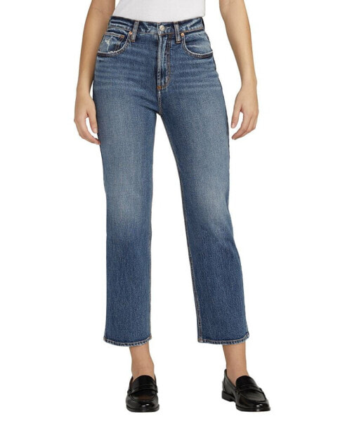 Джинсы женские Silver Jeans Co. "Highly Desirable" с завышенной посадкой и прямыми брючинами