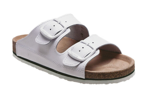 Women´s medical slippers Profi N/25/10/H white